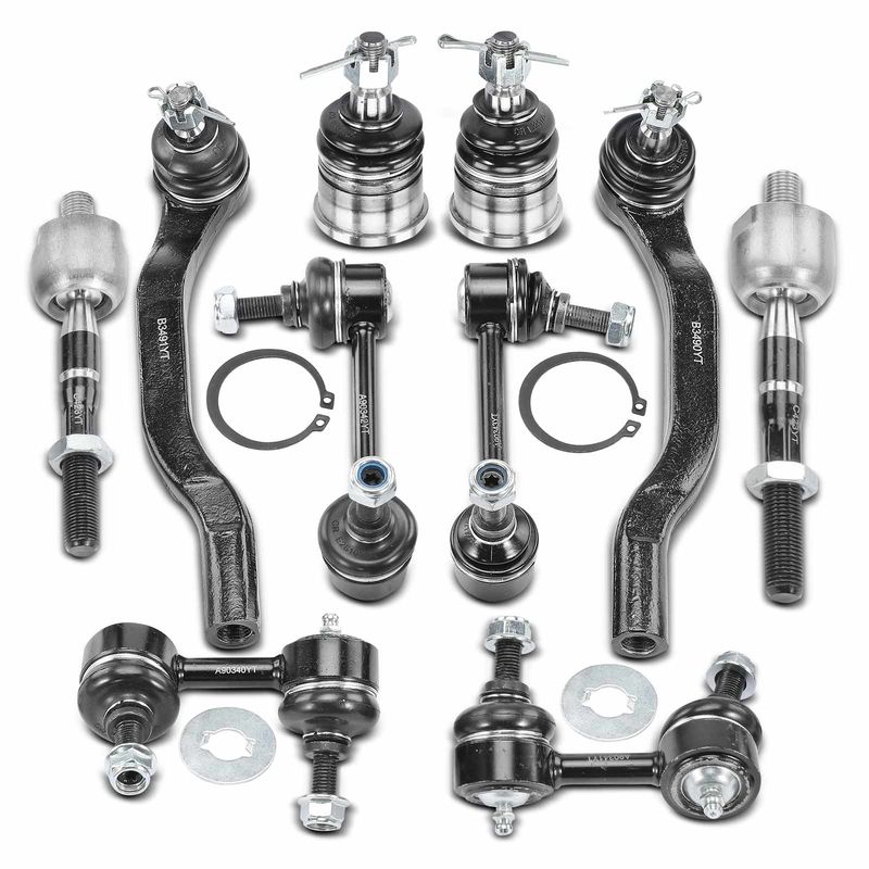 10x Stabilizer Bar Link & Tie Rod End Ball Joint for Honda Accord 1998-2002