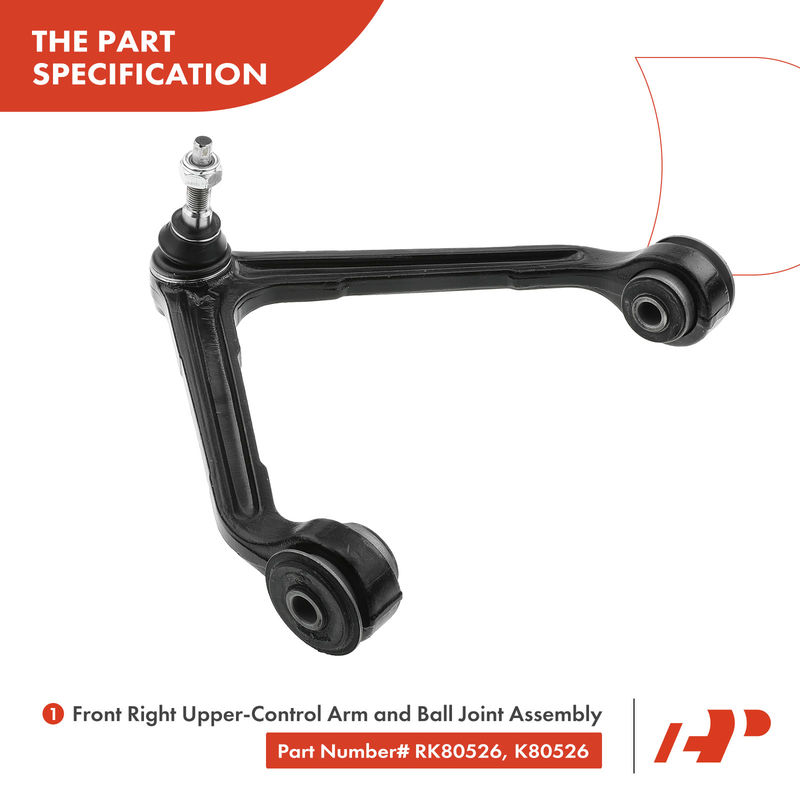 Front Upper Control Arm with Ball Joint for Chrysler Aspen Dodge Durango Ram 1500