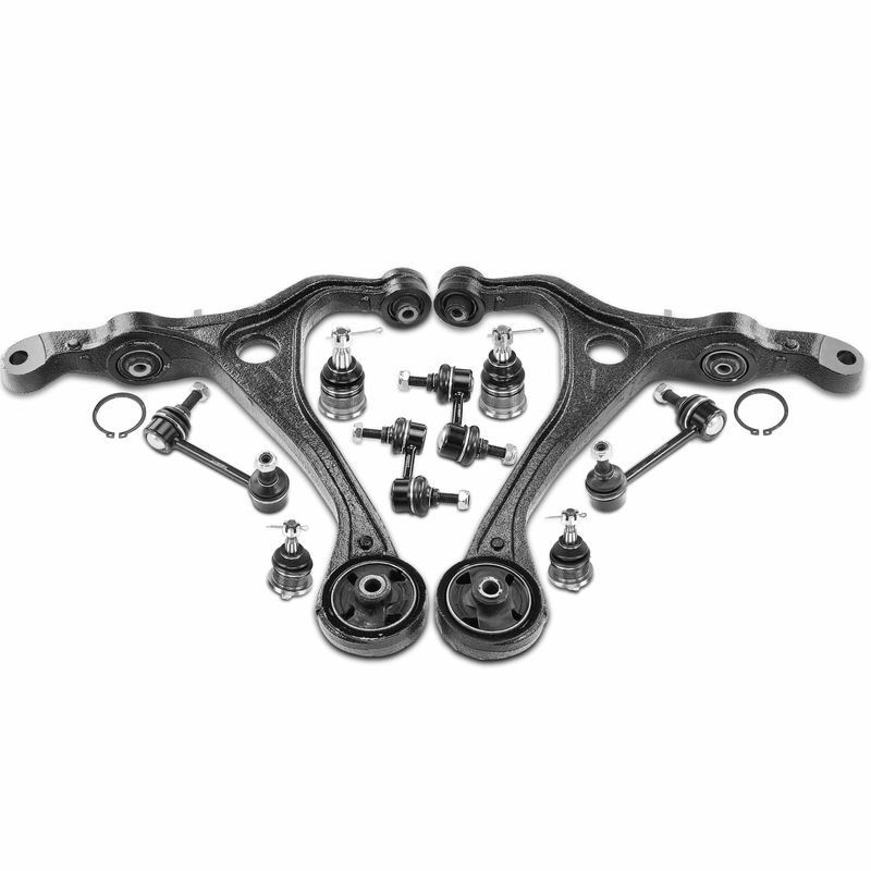 10x Control Arm Sway Bar and Ball Joint for Honda Accord 2003-2007 Coupe Sedan
