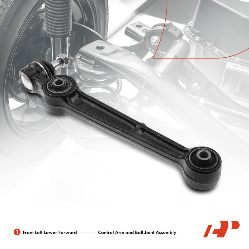 Front Left Lower Forward Control Arm & Ball Joint Assembly for Chrysler Sebring