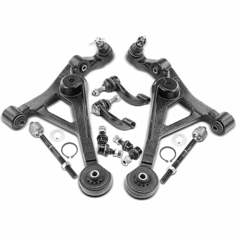 10x Control Arm with Ball Joint Tie Rod End for Chrysler Sebring Dodge Stratus