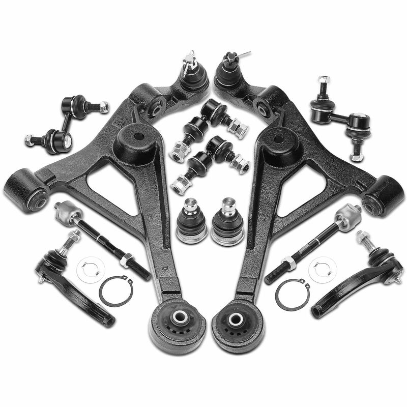 12x Control Arm with Ball Joint Tie Rod End for Chrysler Sebring Dodge Stratus