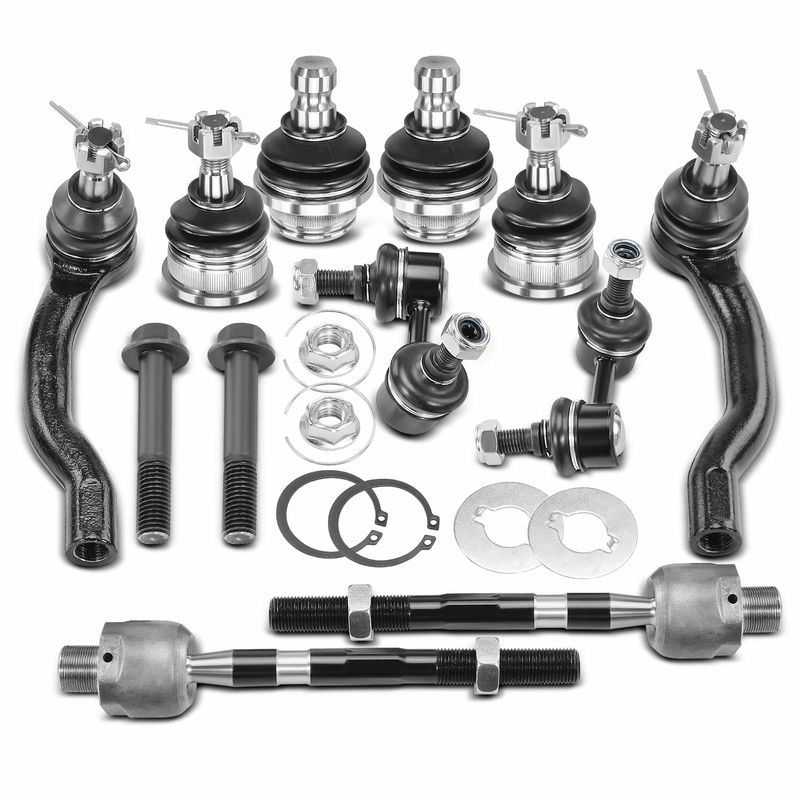 10x Tie Rod End & Ball Joint & Sway Bar Link for Nissan Pathfinder 2005-2012