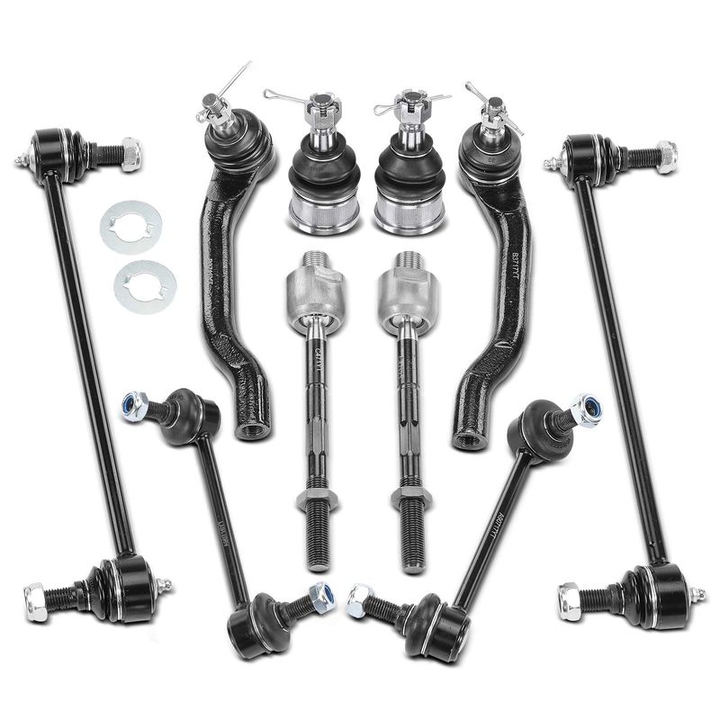 10x Sway Bar Link & Ball Joint & Tie Rod for Acura MDX Honda Pilot 2006-2008