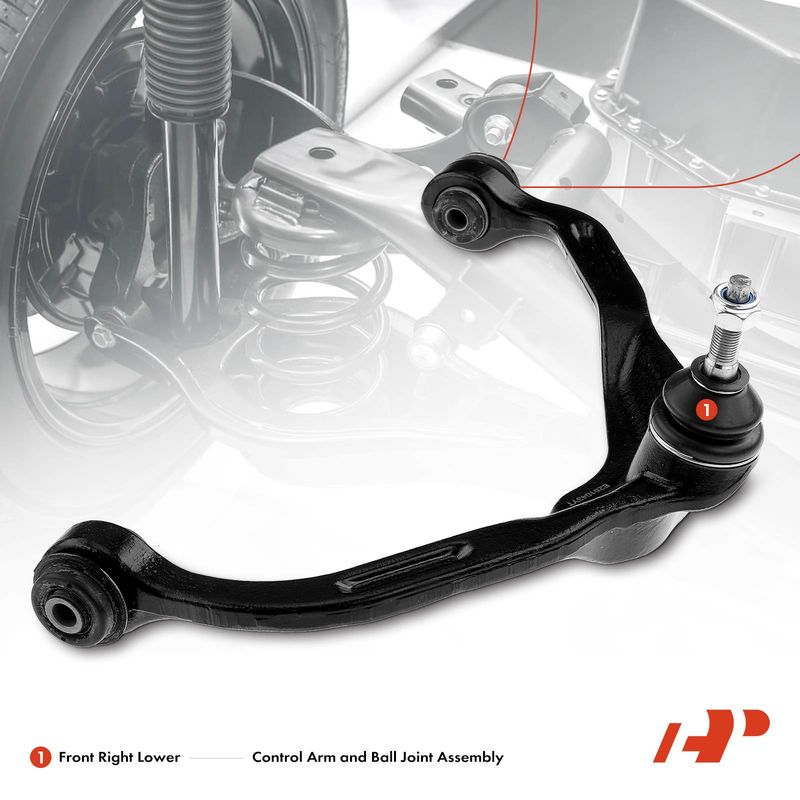 Front Right Upper Control Arm with Ball Joint for Dodge Nitro 07-11 Jeep Liberty