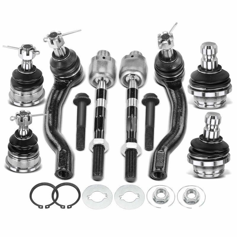 8x Tie Rod End & Ball Joint for Nissan Frontier 2005-2018 Pathfinder Xterra