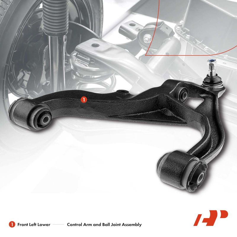 Front Left Lower Control Arm & Ball Joint for Dodge Ram 1500 2006-2010 Ram 1500