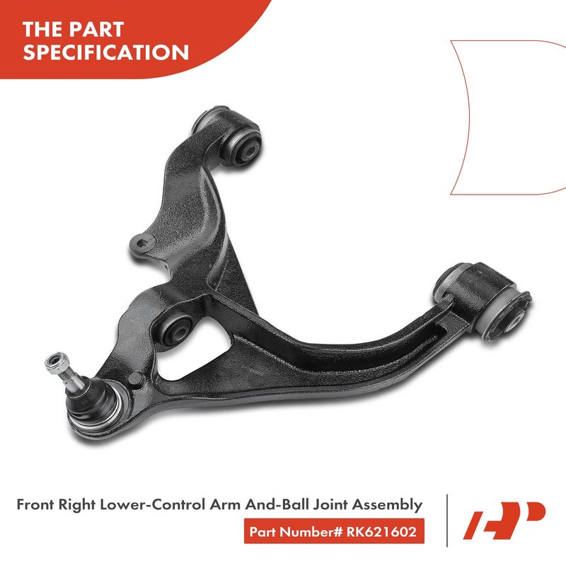 2x Front Lower Control Arm with Ball Joint for Dodge Ram 1500 2006-2010 Ram 1500
