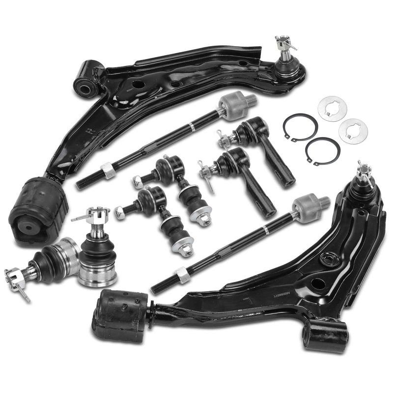 10x Control Arm & Ball Joint & Tie Rod End for Nissan Sentra 1991-1994