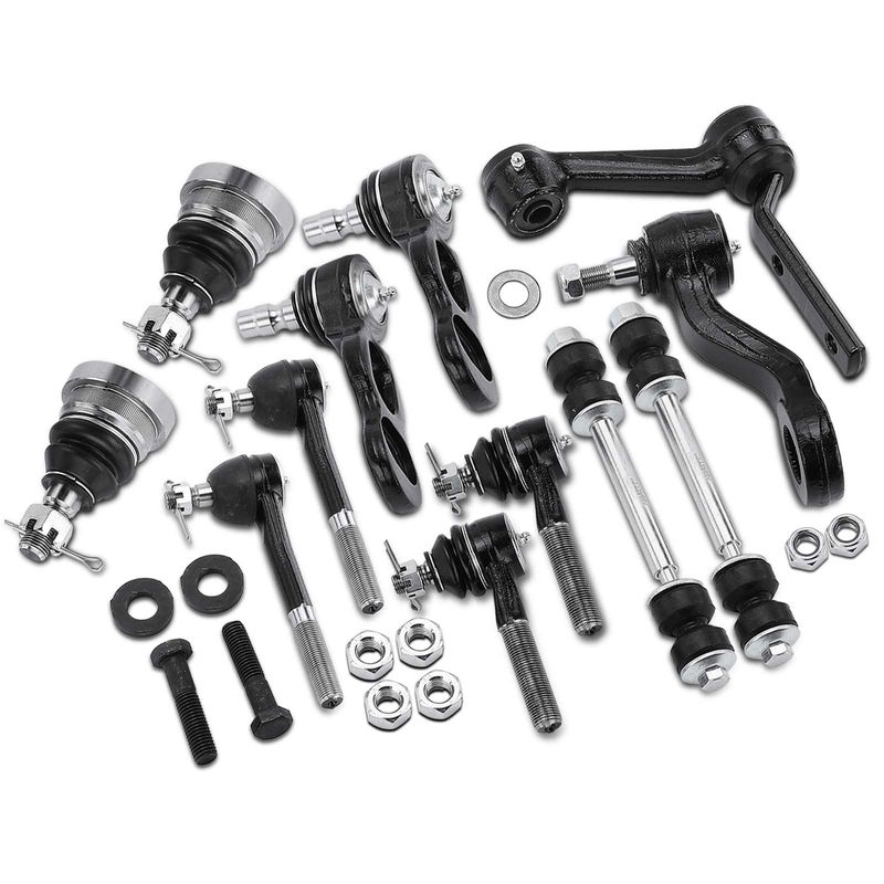 12x Pitman & Idler Arm Sway Bar Link Tie Rod End Ball Joint for Lincoln Town Car