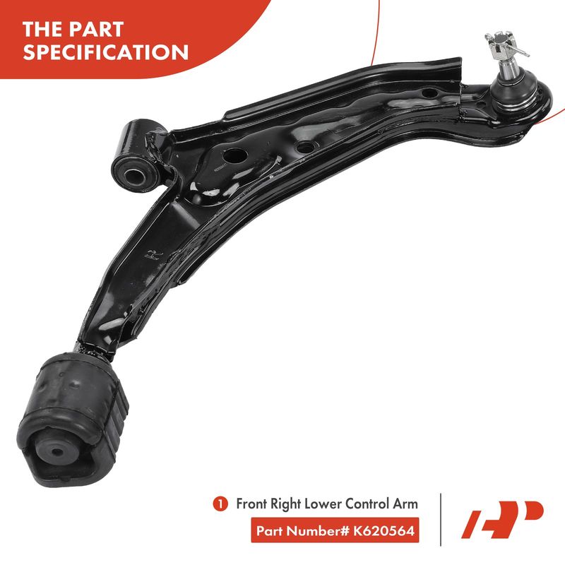 10x Control Arm & Ball Joint & Tie Rod End for Nissan Sentra 1991-1994