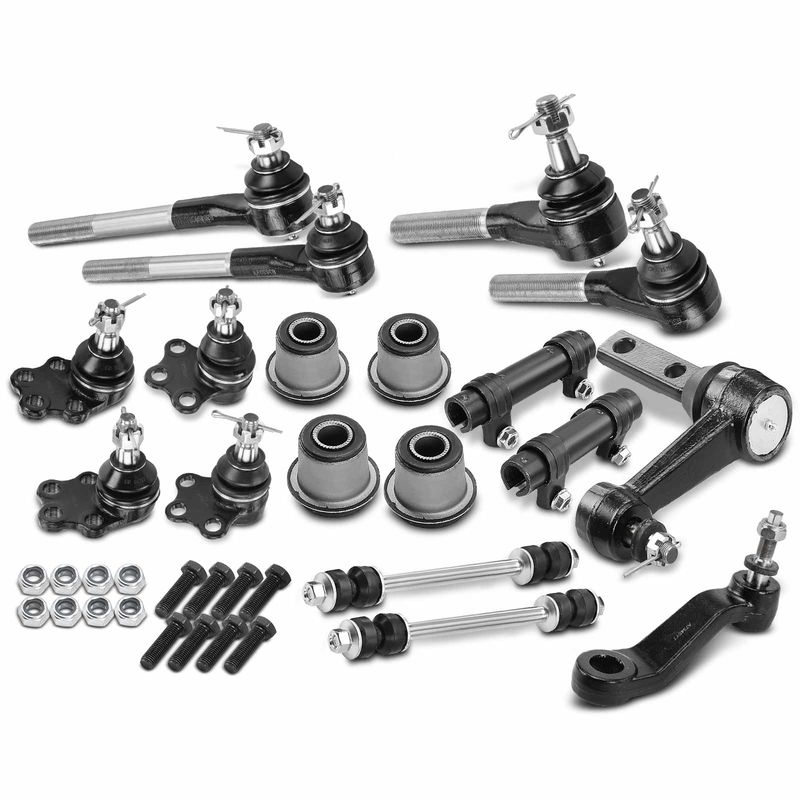16x Idler & Pitman Control Arm with Ball Joint Tie Rod Kit for Dodge Ram 1500
