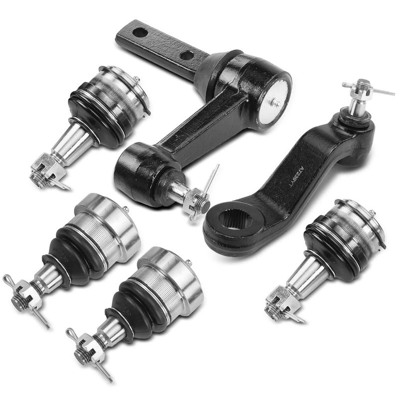 6x Idler & Pitman Control Arm with Ball Joint for Dodge Ram 1500 1994-1999 RWD