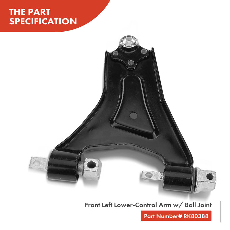 Front Left Lower Control Arm with Ball Joints for Ford Contour Mercury Cougar
