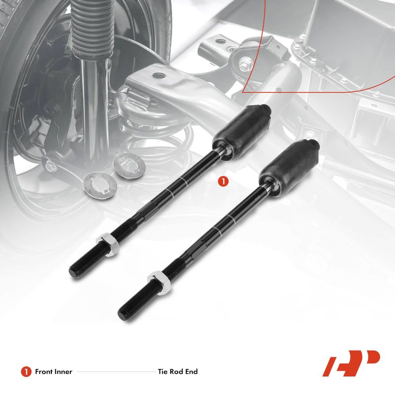 2x Inner Tie Rod Ends for Ford Explorer 2002-2005 Mercury Mountaineer 4.0L