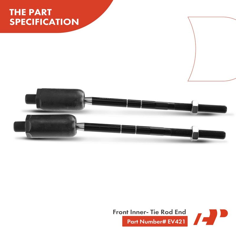 2x Inner Tie Rod Ends for Ford Explorer 2002-2005 Mercury Mountaineer 4.0L