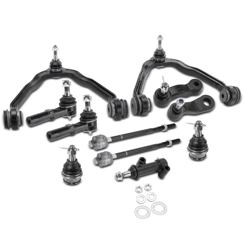 11x Control Arm Tie Rod End Idler Arm for Chevy Express GMC Savana 2500 03-05