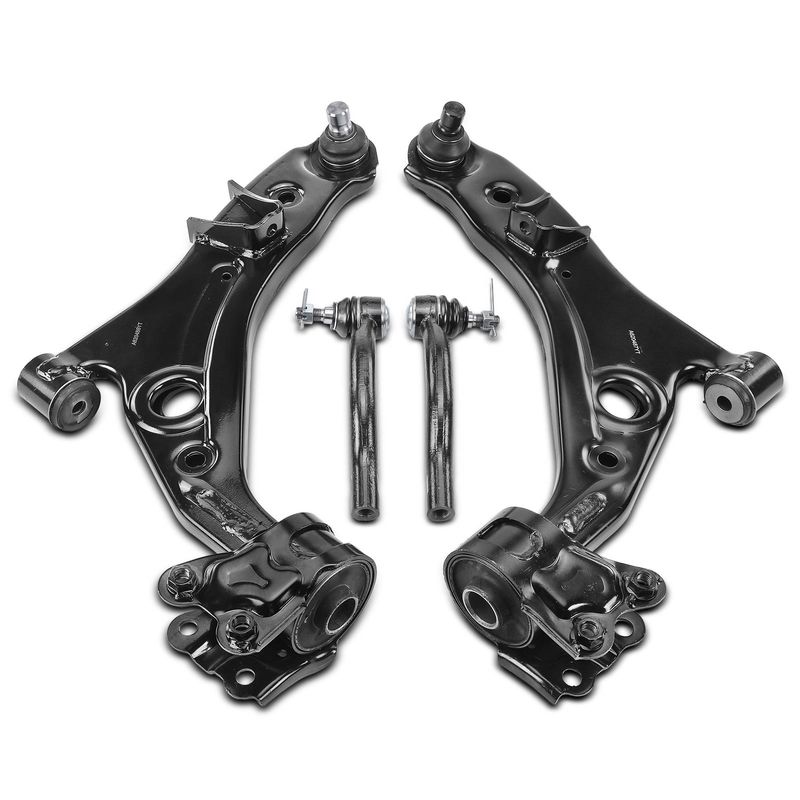 4x Control Arm with Ball Joint & Tie Rod End for Mazda CX-9 2007-2013