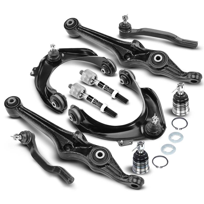 10x Control Arm with Ball Joint Tie Rod End for Honda Accord 1998-2002