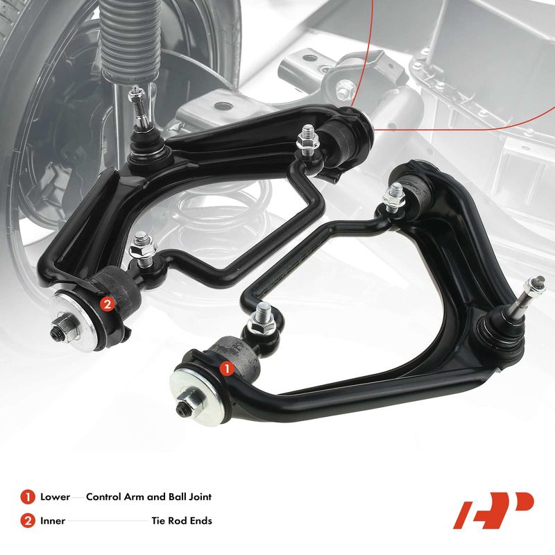 2x Front Upper Control Arms with Ball Joints for Ford Explorer Lincoln Mercury