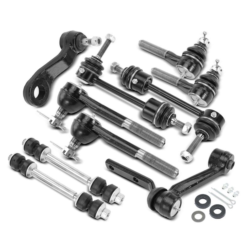 10x Sway Bar Link Tie Rod Pitman Idler Arm for Ford Crown Victoria 1995-1997