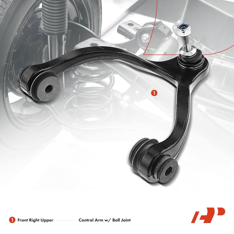 Front Right Upper Control Arm Ball Joint Assembly for Ford Crown Victoria 03-11