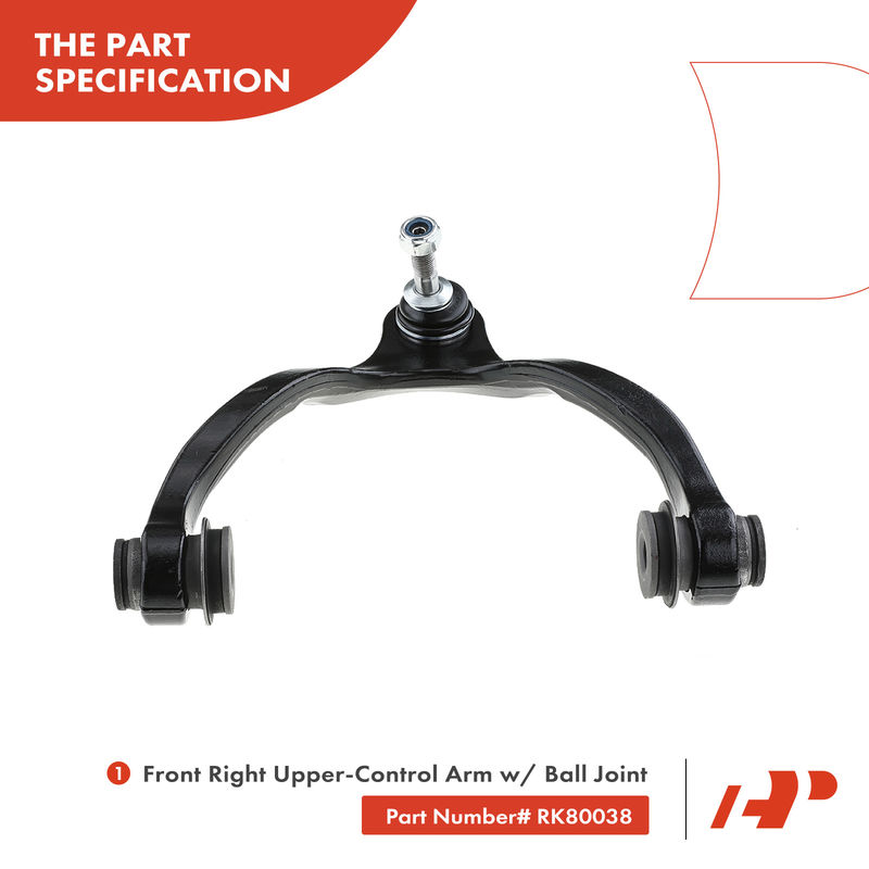 Front Right Upper Control Arm Ball Joint Assembly for Ford Crown Victoria 03-11