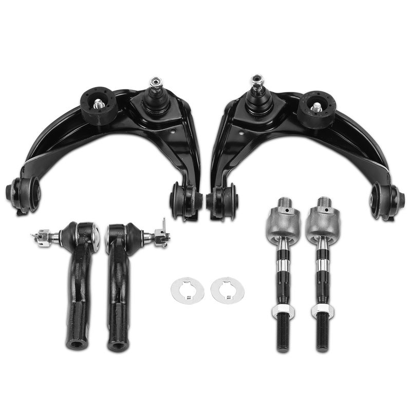 6x Control Arm with Ball Joint & Tie Rod End for Ford Fusion 2006-2009 Mercury