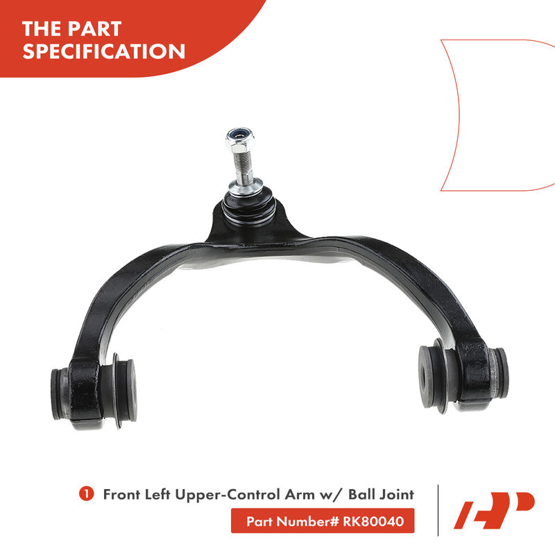 Front Left Upper Control Arm Ball Joint Assembly for Ford Crown Victoria 03-11