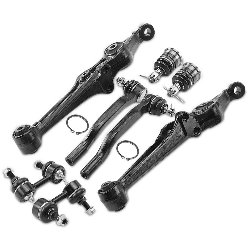 8x Control Arm Ball Joint Sway Bar Link Tie Rod End for Honda Accord Acura TL