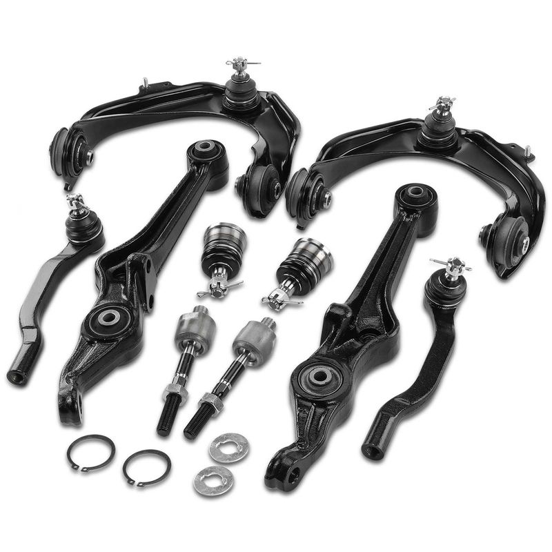10x Control Arm Ball Joint & Tie Rod End for Honda Accord 98-02 Acura CL TL