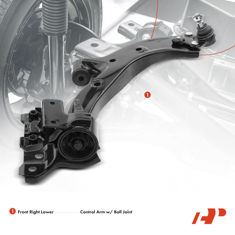 Front Right Lower Control Arm with Ball Joint for Honda CR-V 2007-2011
