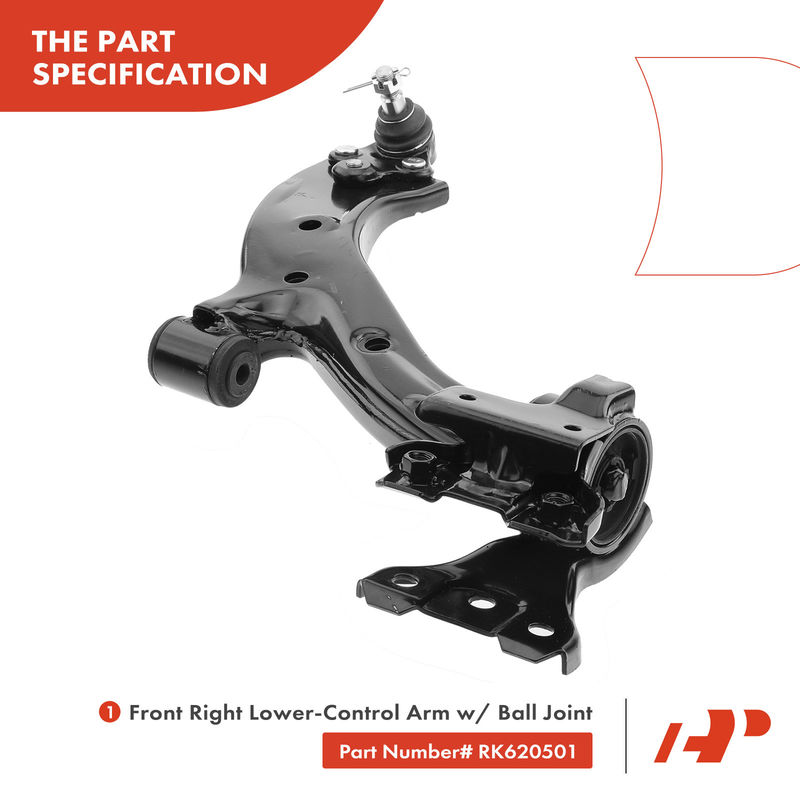 Front Right Lower Control Arm with Ball Joint for Honda CR-V 2007-2011