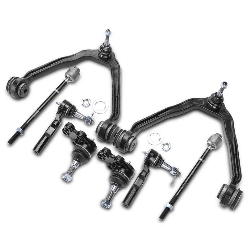 8x Control Arm Tie Rod End Ball Joint for Chevy Silverado 1500 1999-2006 GMC