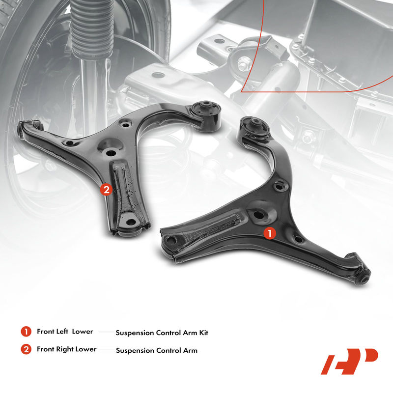 2x Front Lower Control Arms for Hyundai Accent 2006-2011 Kia Rio Rio5 2006-2011