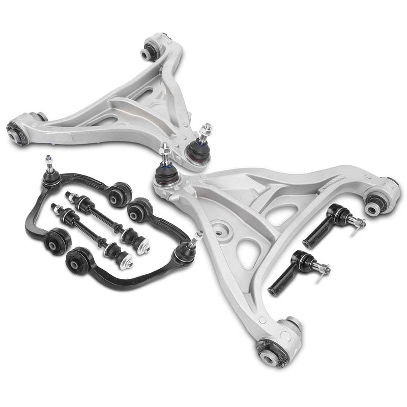 8x Control Arm with Ball Joint Sway Bar Link Tie Rod End for Ford F-150 05-08