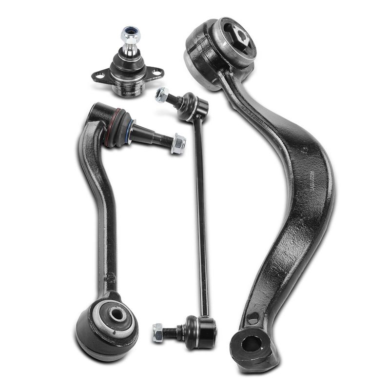 4x Control Arm with Ball Joint & Sway Bar Link for BMW E53 X5 00-06