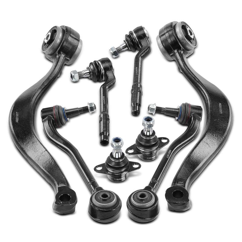 8x Control Arm with Ball Joint & Sway Bars Link for BMW E53 X5 2000-2003