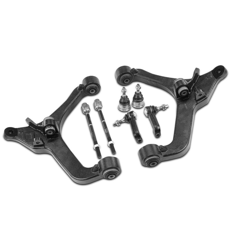 8x Control Arm & Ball Joint & Tie Rod End for Jeep Liberty 2002-2004
