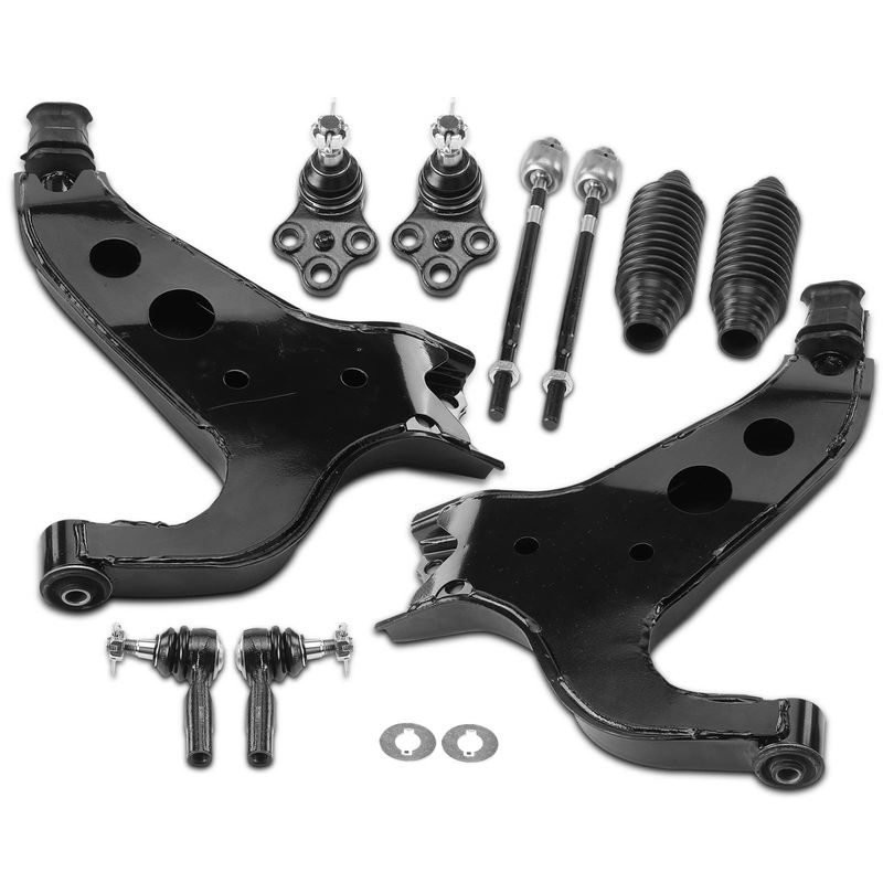 10x Control Arm & Tie Rod End & Ball Joint for Nissan Pathfinder 96-04 INFINITI