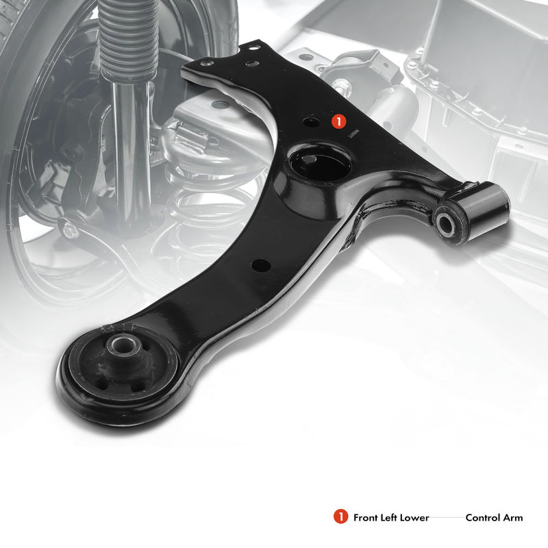 Front Left Lower Control Arm with Bushing for Pontiac Vibe Celica Toyota Corolla