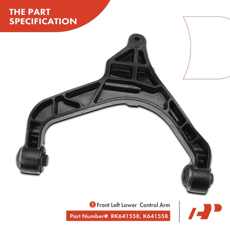 2x Control Arm & Ball Joint for Jeep Liberty 2002-2004 L4 2.4L