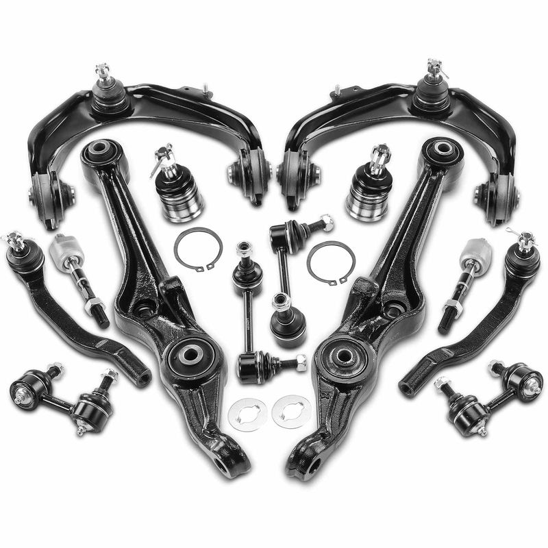 14x Control Arm with Ball Joint Sway Bar Tie Rod for Honda Accord 1998-2002