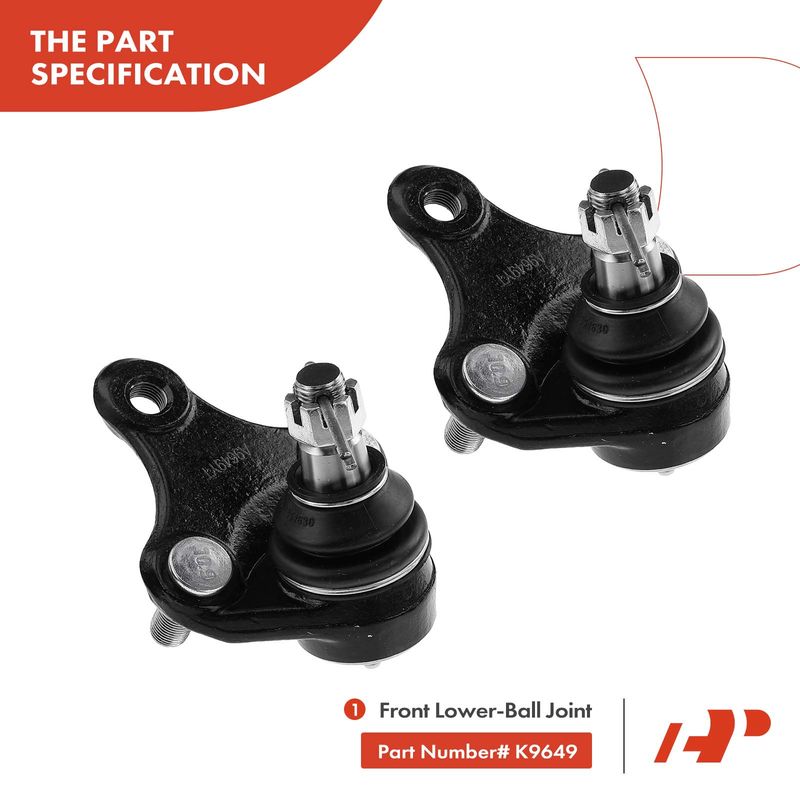 2x Front Lower Ball Joints for Toyota Celica 1990-1993 1.6L 2.0L 2.2L