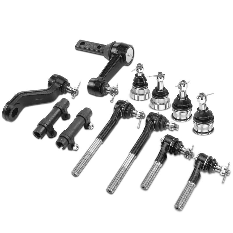 12x Idler Arm Pitman Arm Tie Rod End Ball Joint for Dodge Ram 1500 94-96