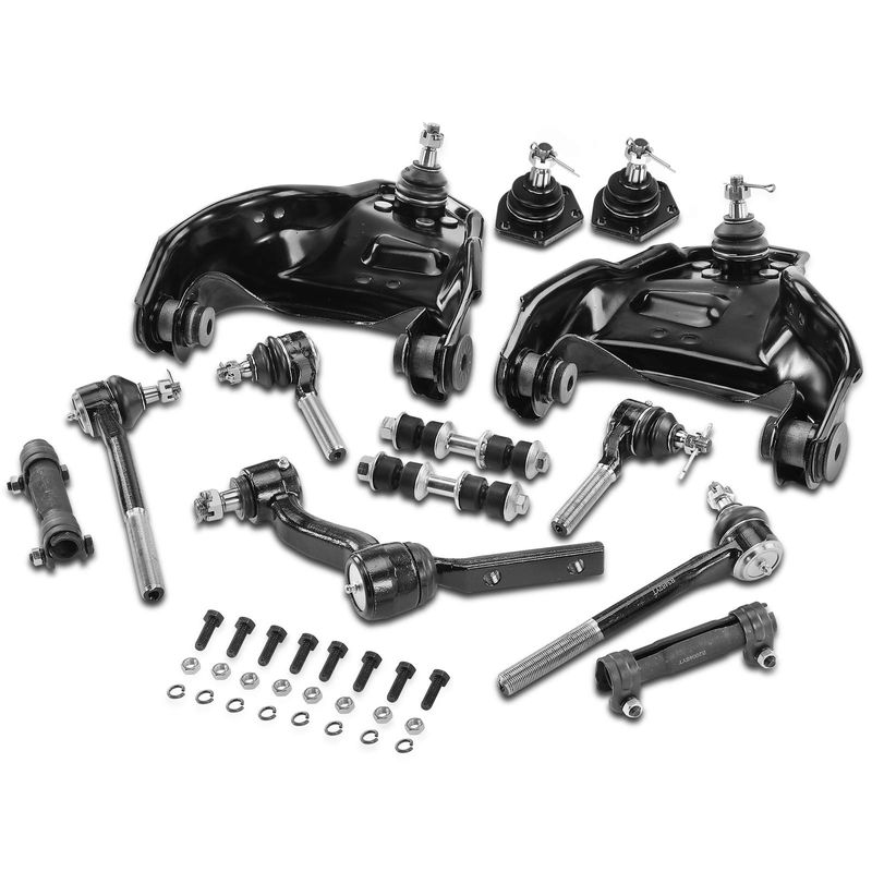 13x Control & Idler Arm with Ball Joint Sway Bar Link Tie Rod End for Chevy GMC