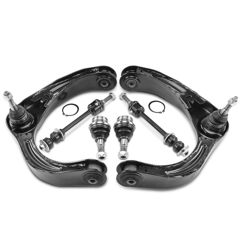6x Control Arm with Ball Joint & Stabilizer Bar Link for Dodge Ram 1500 06-08