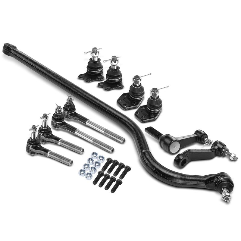 11x Idler & Arm Pitman Arm Tie Rod End for Dodge Ram 2500 3500 00-02 RWD