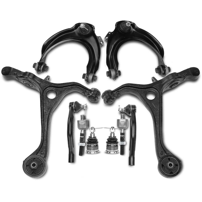 10x Control Arm with Ball Joint & Tie Rod End for Honda Accord 2003-2007 V6 3.0L