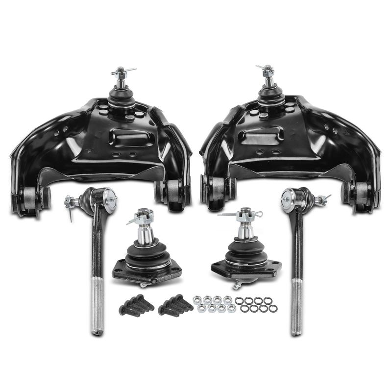 6x Control Arm with Ball Joint & Tie Rod End for Chevy S10 Blazer GMC Jimmy Olds